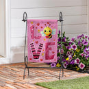 Bee Loved Suede Garden Flag