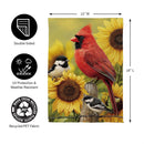 Sunflower Days Suede Garden Flag