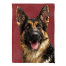Camera Day Dogs, German Shephard Suede Garden Flag