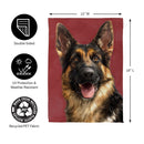 Camera Day Dogs, German Shephard Suede Garden Flag