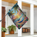 View Of Paradise Suede House Flag