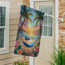 View Of Paradise Suede House Flag