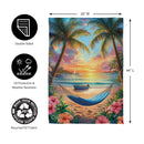 View Of Paradise Suede House Flag