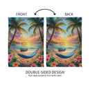View Of Paradise Suede House Flag