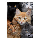 CATS! Suede Garden Flag