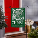 JC For Christmas Front Back Suede Flag Garden