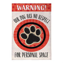 Pet Central Loving Dog Suede Flag House