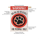 Pet Central Loving Dog Suede Flag House