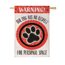 Pet Central Loving Dog Suede Flag House