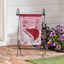 Cake Full Of Love Suede Garden Flag