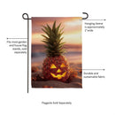 Pineapple Jack Suede Garden Flag
