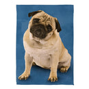 Pet Central Photo Dogs, Pug Suede House Flag