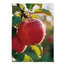 Crisp Autumn Apples Suede Flag Garden