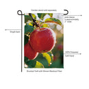 Crisp Autumn Apples Suede Flag Garden