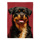 Pet Central Photo Dogs, Rottweiler Suede House Flag