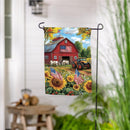 Patriotic Land Suede Garden Flag