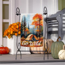 Go Wild Camping Suede Flag Garden