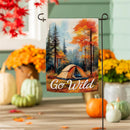 Go Wild Camping Suede Flag Garden