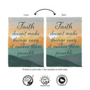 Simple Blessings Keep The Faith Suede Flag House