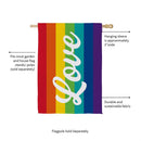 All Love Suede House Flag
