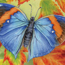Blue Fall Beauty Suede Flag Garden