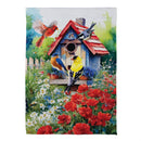 Americana Songbirds Garden Suede House Flag