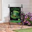 St. Patrick's Day Hat Suede Garden Flag