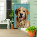 Pet Central Photo Dogs, Golden Retriever Suede House Flag