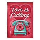 Love Is Calling Suede Garden Flag
