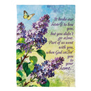 Always With You Suede Garden Flag Garden