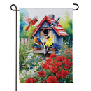 Americana Songbirds Garden Suede Garden Flag