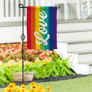 All Love Suede Garden Flag