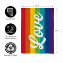 All Love Suede Garden Flag