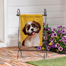 Camera Day Dogs, Shih Tzu Suede Garden Flag