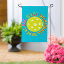 Pickleball Lifestyle Suede Garden Flag