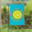 Pickleball Lifestyle Suede Garden Flag