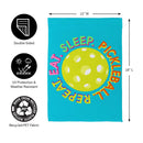 Pickleball Lifestyle Suede Garden Flag