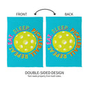 Pickleball Lifestyle Suede Garden Flag