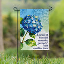 Garden Of Memories Suede Garden Flag Garden