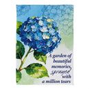 Garden Of Memories Suede Garden Flag Garden