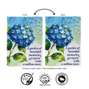 Garden Of Memories Suede Garden Flag Garden