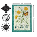 Dwell In Possibility Suede Flag House