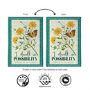 Dwell In Possibility Suede Flag House