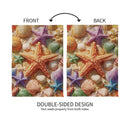Starfish & Seashells Suede House Flag