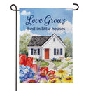 Love Grows Suede Flag Garden