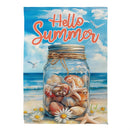 Summer Shell Jar Suede House Flag
