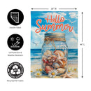 Summer Shell Jar Suede House Flag