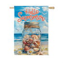 Summer Shell Jar Suede House Flag