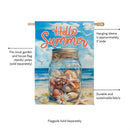 Summer Shell Jar Suede House Flag