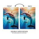 Oceanic Joy Suede Garden Flag